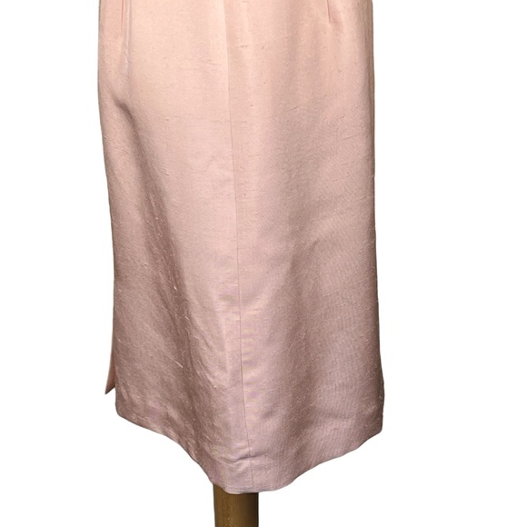 Sara Campbell Petites Women’s Light Peach Silk Tailored Sheath Dress 4 EUC - Picture 9 of 16